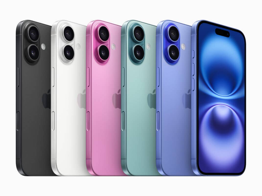 Alle Farben des iPhone 16
