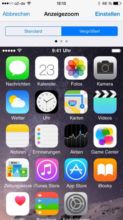 Apple iPhone 6: iOS 8 Nutzeroberfläche