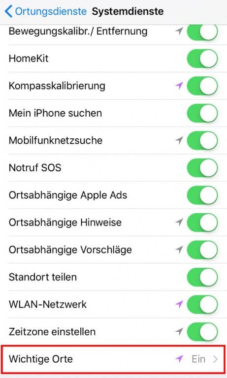 Apple iPhone: Die geheime Karte