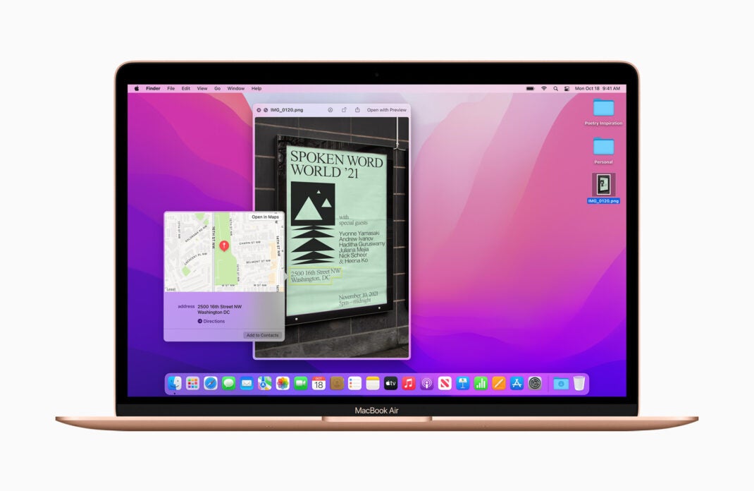 Livetext erkennt ab sofort auch in macOS Monterey Texte in Bildern