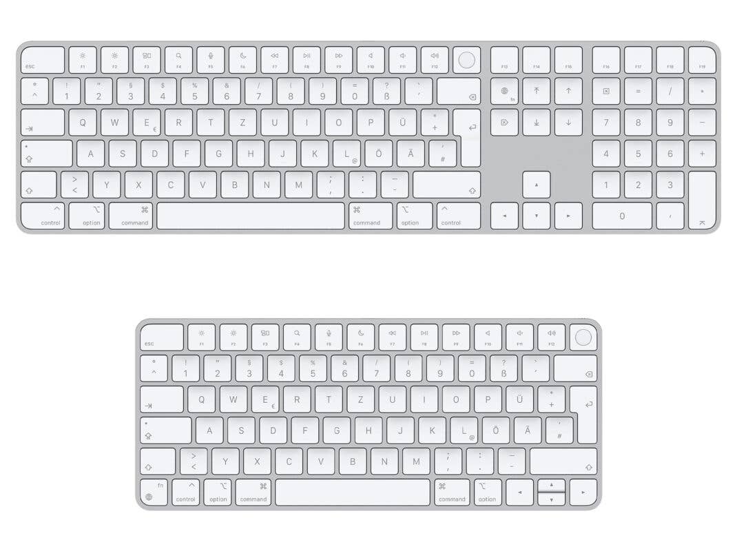 Das Magic Keyboard mit Touch ID für Mac mit Apple Chip