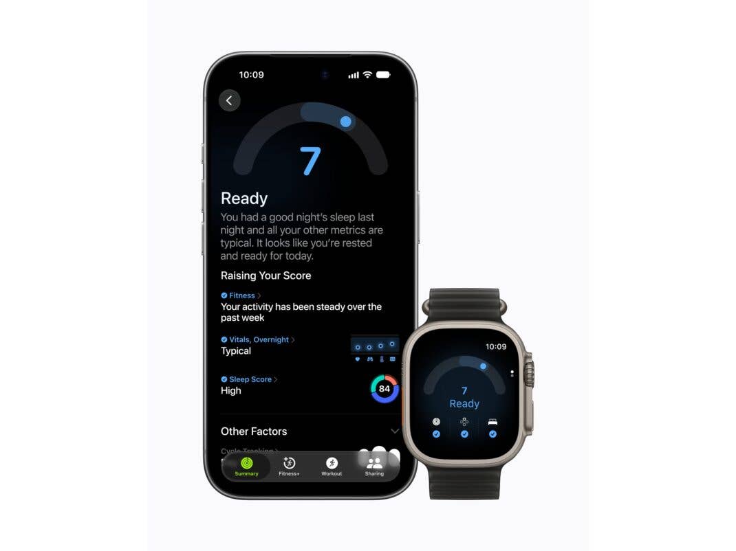 Screenshot aus der neuen Health-App