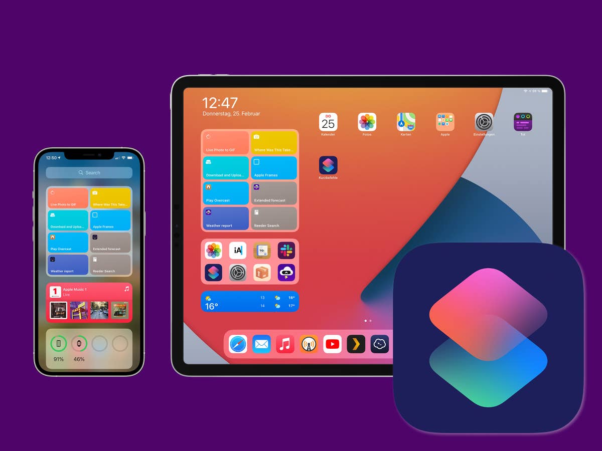 Apple Kurzbefehle auf iPhone und iPad