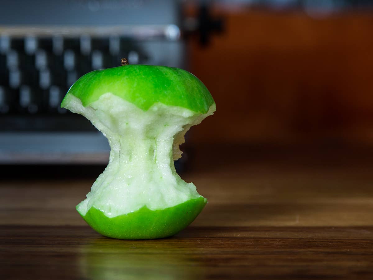 Apple: Ein grüner Apfel?