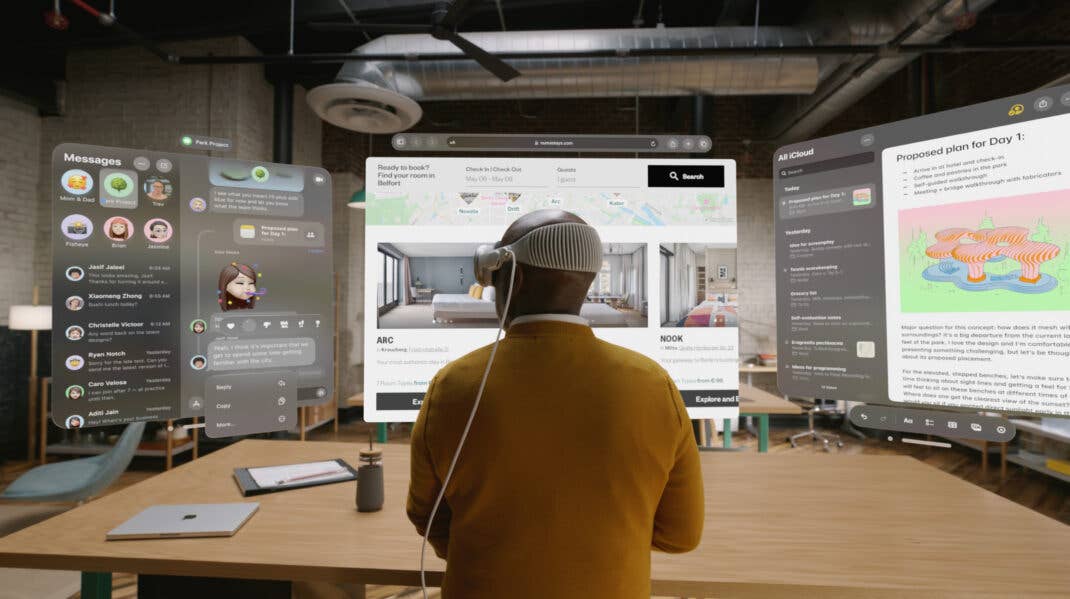 Vision Pro kombiniert Apps mit deiner realen Welt