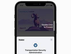 Apple Wallet mit einem digitalen Ausweis