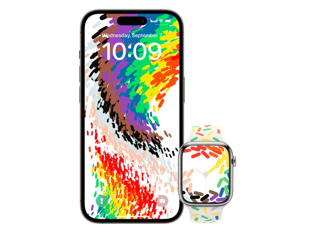 Apples neues „Pride Edition Sportarmband“ und Wallpaper für iPhone und Watch