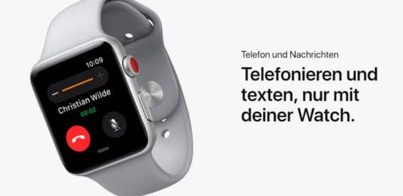 Tim Cook stellt Apple Watch Series 3 vor