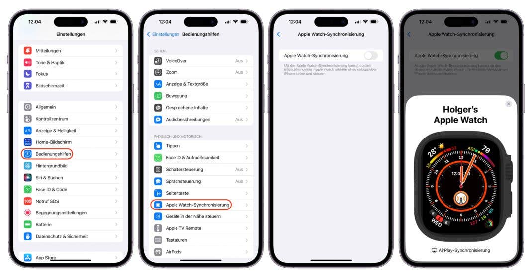 So nutzt du die Apple-Watch-Synchronisierung