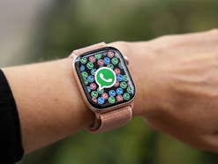 WhatsApp-App auf der Apple Watch Smartwatch mit watchOS