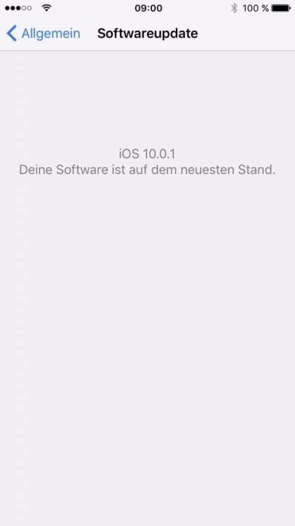 Apples iOS 10 auf dem iPhone 7