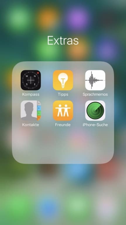 Apples iOS 10 auf dem iPhone 7