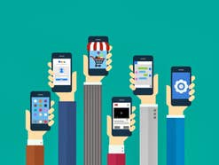 Apps installieren ohne PlayStore Stockfoto