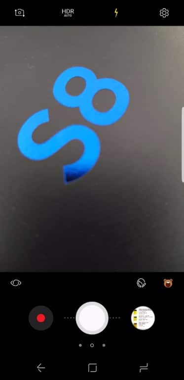Apps und Software: Die Kamera App im Galaxy S8