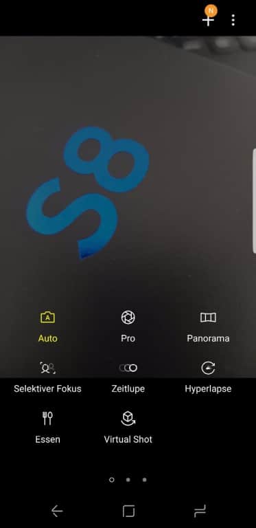 Apps und Software: Die Kamera App im Galaxy S8