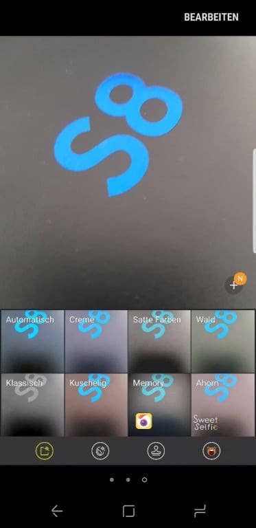 Apps und Software: Die Kamera App im Galaxy S8