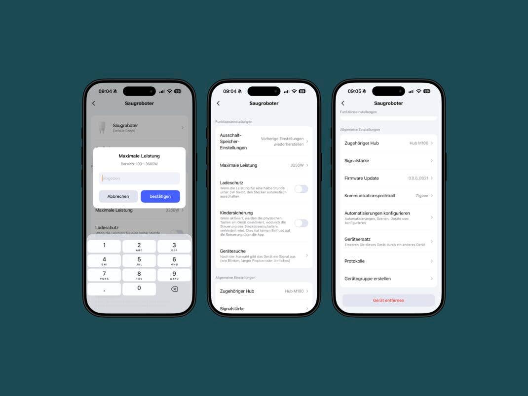 Einstellungen in der Aqara-Home-App