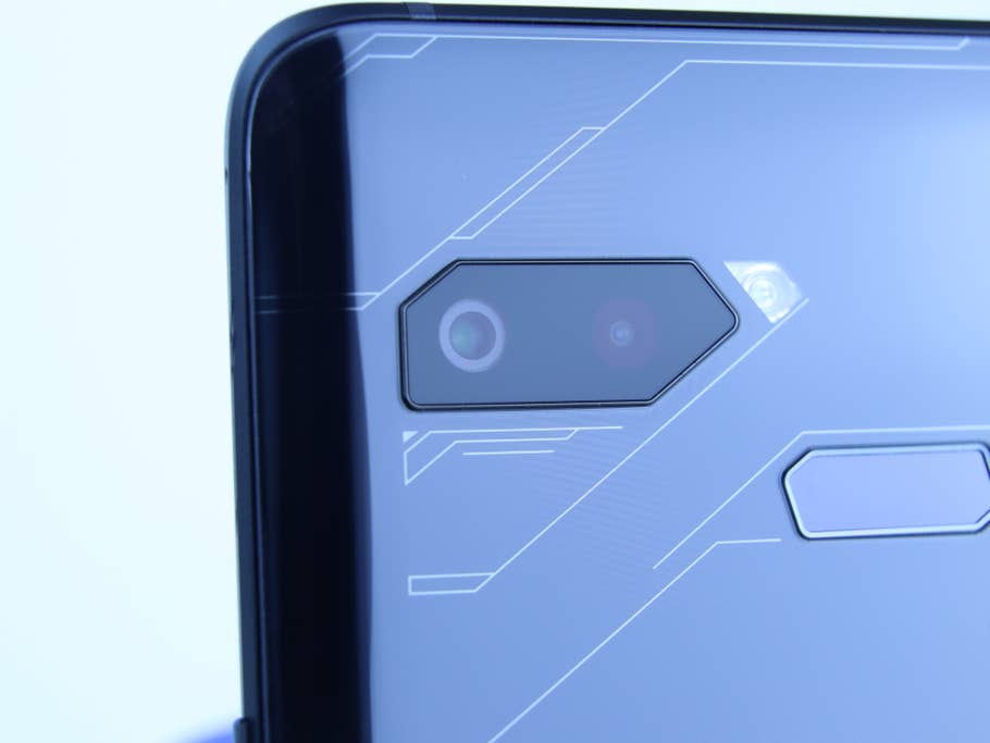 Die Kamera des Asus ROG Phone in der Nahaufnahme