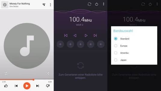 Asus ZenFone 4 im Test: Musikplayer und Radio