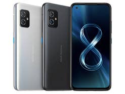 Asus Zenfone 8 Vorderseite und Rückseite