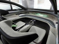 Audi grandsphere concept Interieur ohne Lenkrad.