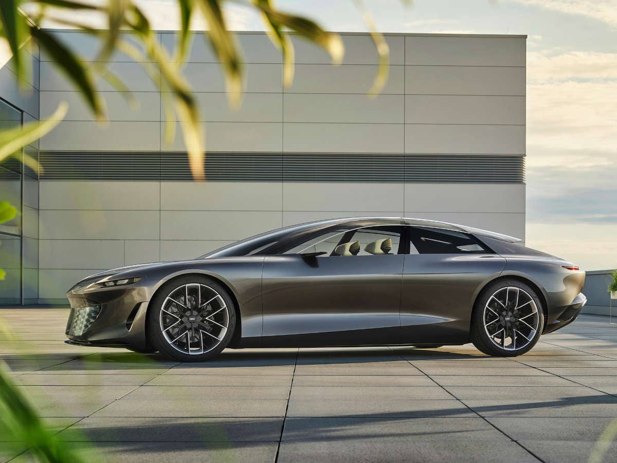 Audi grandsphere concept in der Seitenansicht.