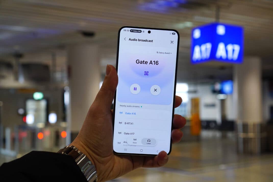 Smartphone mit AUracast