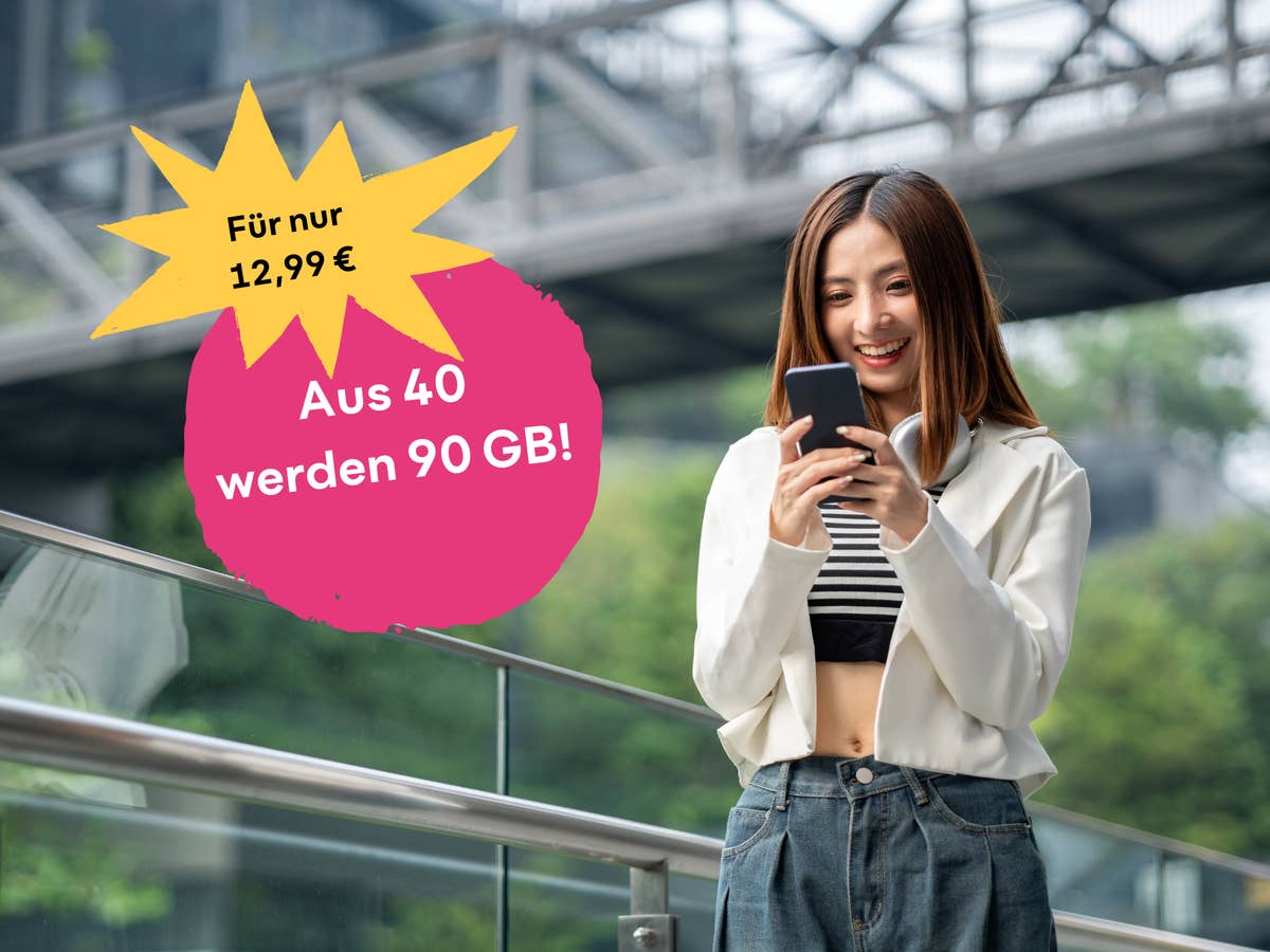 aus-40-werden-90-gb-und-das-fuer-nur-12 99-euro Tarif-Tipp: Aus 40 werden 90 GB - und das für nur 12,99 Euro