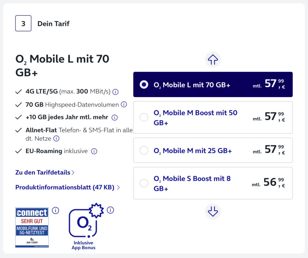 Aus O2 Mobile M wird Mobile L ohne Aufpreis
