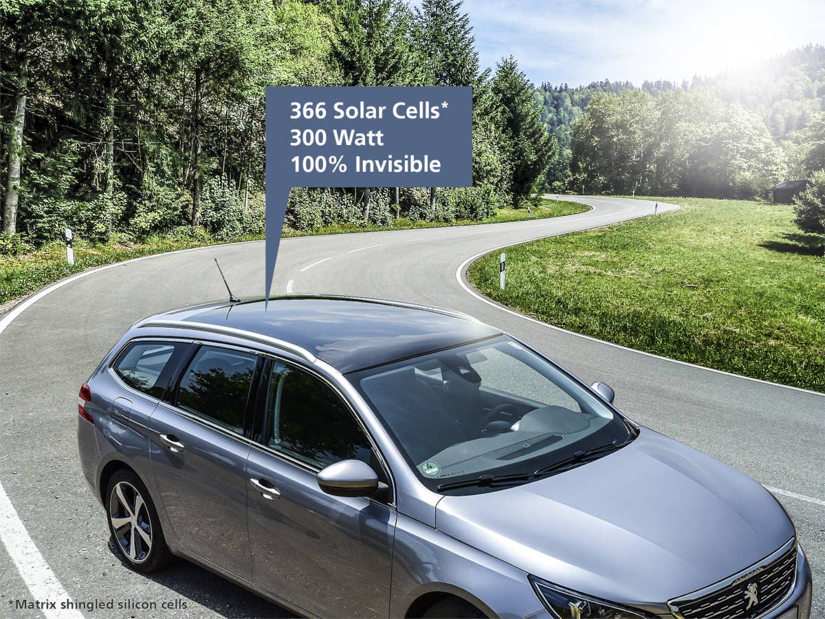 Auto Solar Dach Frauenhofer ISE