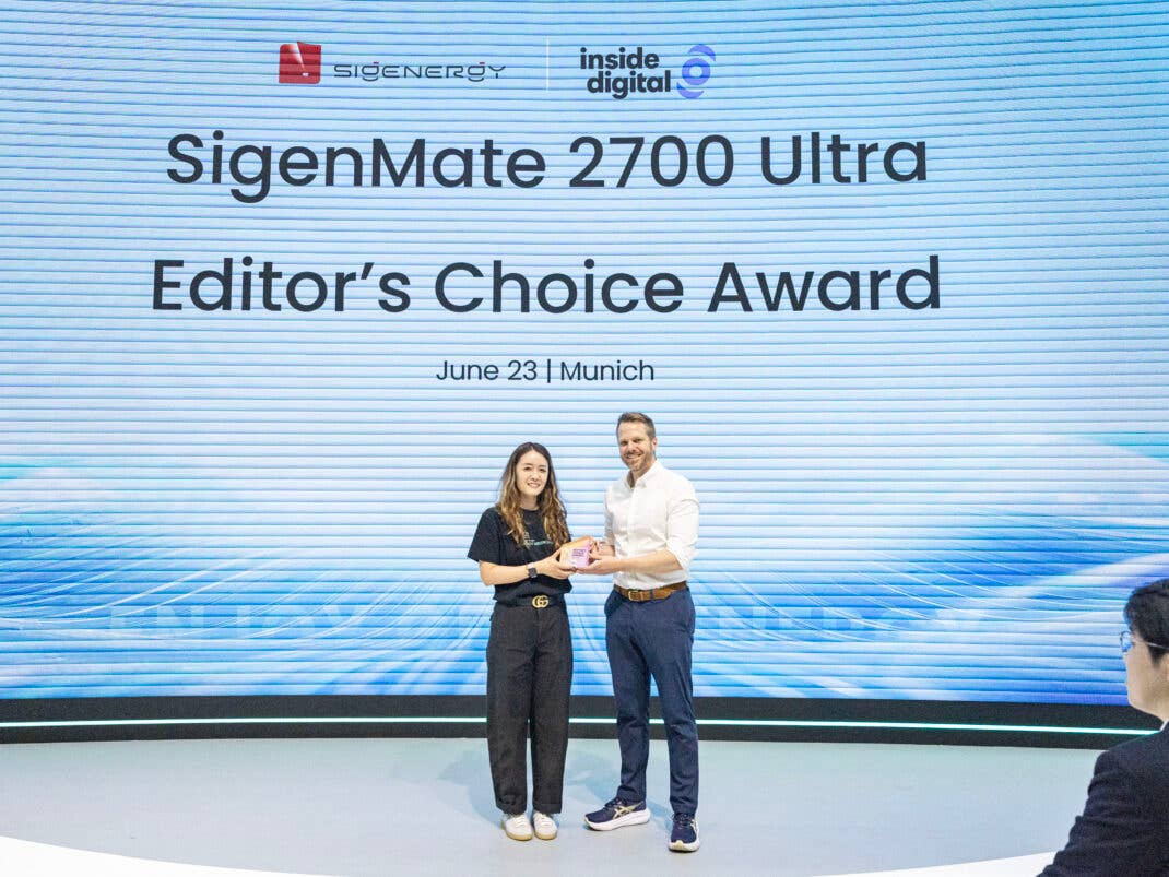 Award-Übergabe an Sigenergy