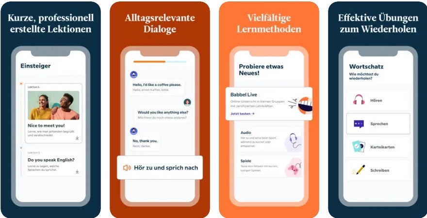 Mit Babbel Sprachen lernen