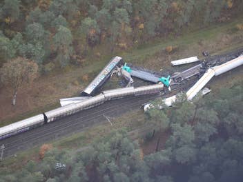 Zwei Güterzüge sind bei Gifhorn kollidiert
