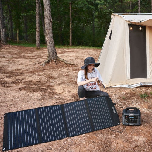 Balderia Solarboard im Einsatz beim Camping.