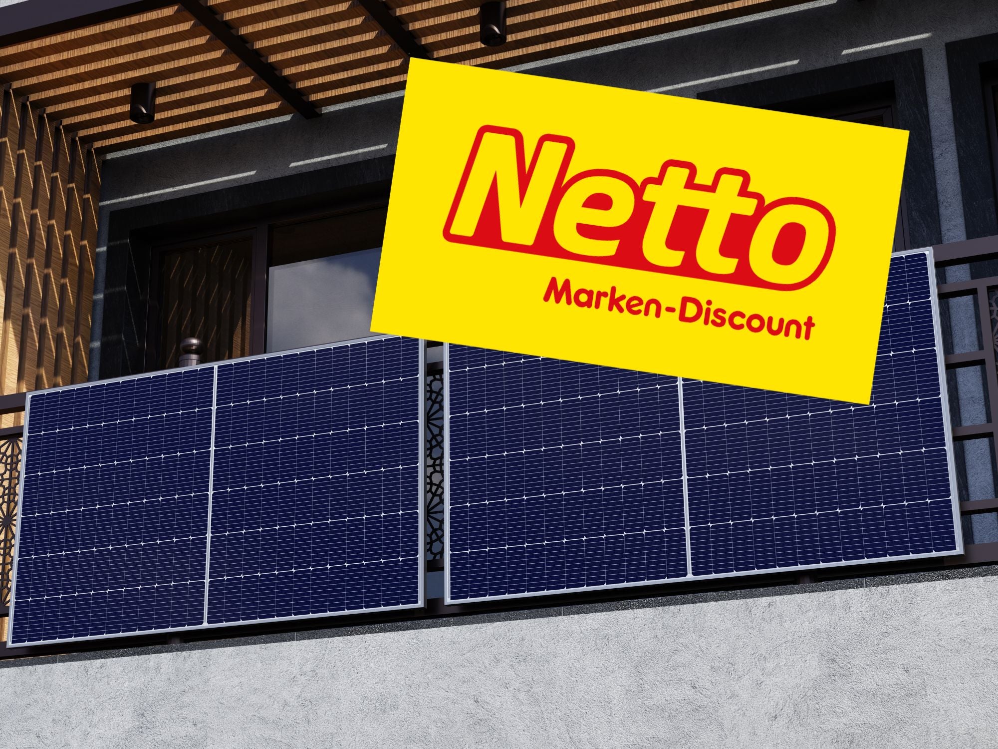Netto verkauft Balkonkraftwerk für unter 200 Euro – dank irren 85 Prozent Rabatt