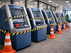 Bankautomaten werden abgeschaltet