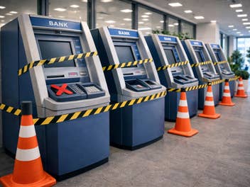 Bankautomaten werden abgeschaltet