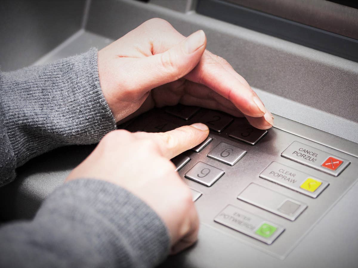 Phishing, Geldautomat
