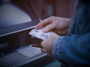 Phishing, Bank, Geldautomat, Bankautomat