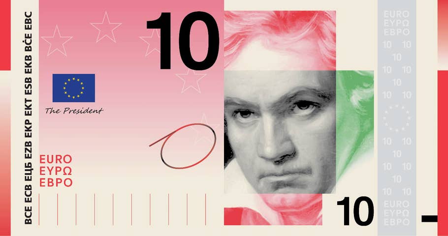 Geld von morgen: So könnte der neue 10-Euro-Schein aussehen