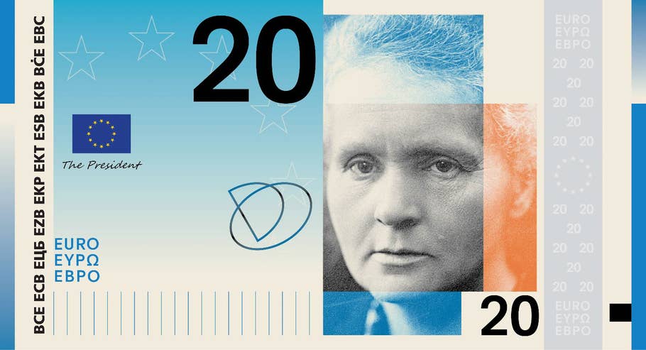 Geld von morgen: So könnte der neue 20-Euro-Schein aussehen