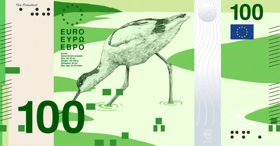 Geld von morgen: So könnte der neue 100-Euro-Schein aussehen