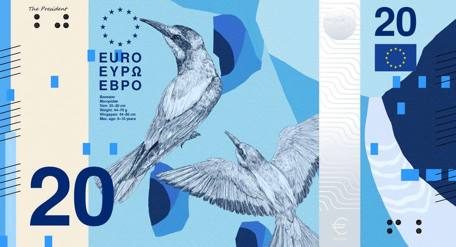 Geld von morgen: So könnte der neue 20-Euro-Schein aussehen