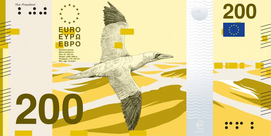 Geld von morgen: So könnte der neue 200-Euro-Schein aussehen