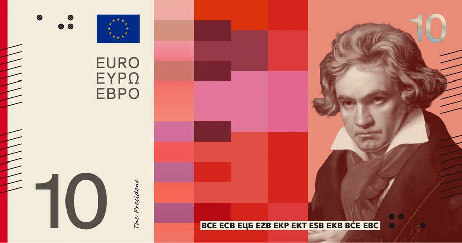 Geld von morgen: So könnte der neue 10-Euro-Schein aussehen