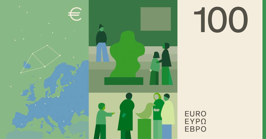 Geld von morgen: So könnte der neue 100-Euro-Schein aussehen
