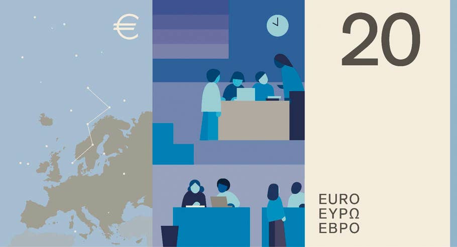 Geld von morgen: So könnte der neue 20-Euro-Schein aussehen