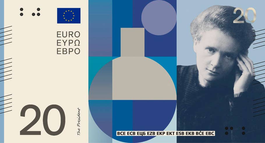 Geld von morgen: So könnte der neue 20-Euro-Schein aussehen