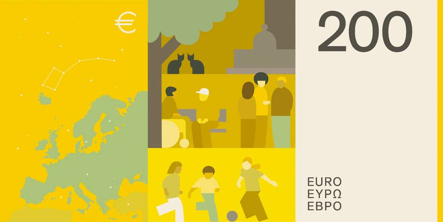 Geld von morgen: So könnte der neue 200-Euro-Schein aussehen