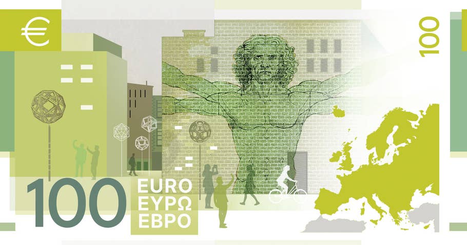 Geld von morgen: So könnte der neue 100-Euro-Schein aussehen